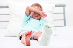  تسکین درد شکستگی کودکان با ایبوپروفن 
