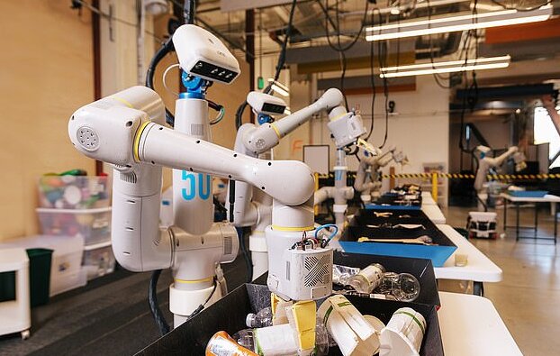 آموزش ربات‌ها برای بازیافت زباله‌های گوگل