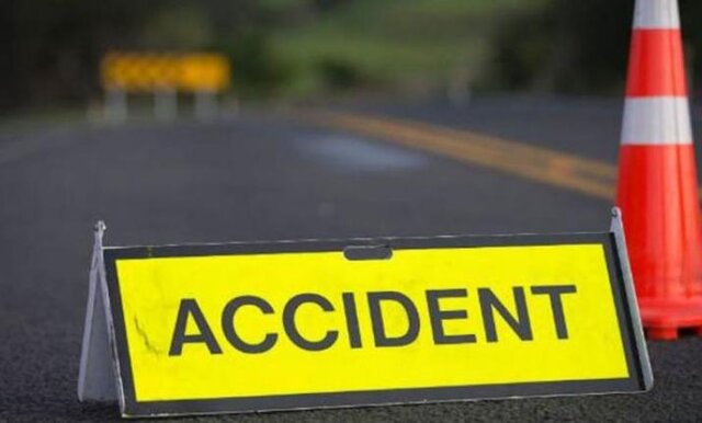 تصادف و حریقِ مرگبار خودروی سواری در هند