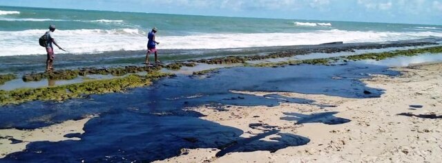 منشا آلودگی نفتی گسترده در سواحل برزیل هنوز نامشخص است